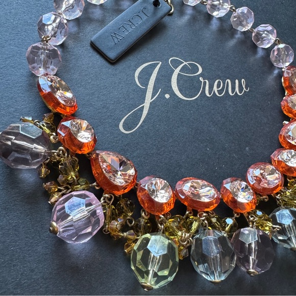 J. Crew jewel gem box statement necklace - Picture 3 of 6